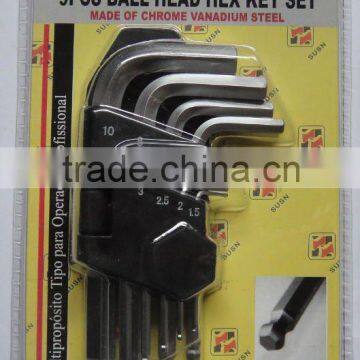 9 pcs hex key wrench set