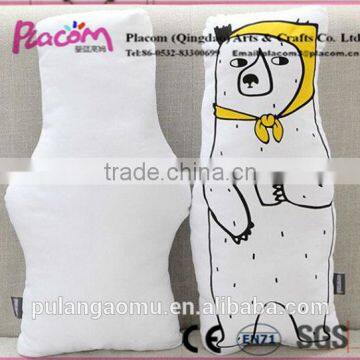 Cute Hot Selling High-Quality Special Bear Plush Pillow Animal Stuffed Doll for Promotion