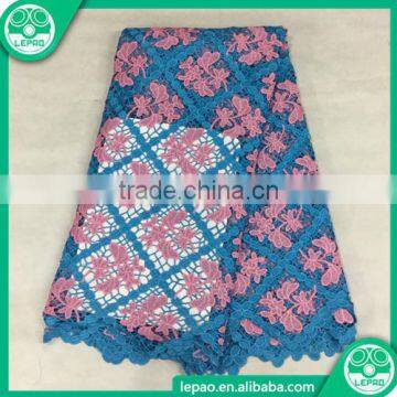 Polyester Multi-color Guipure Cord Bridal Lace Fabric Market in Dubai Wholesale photo-6