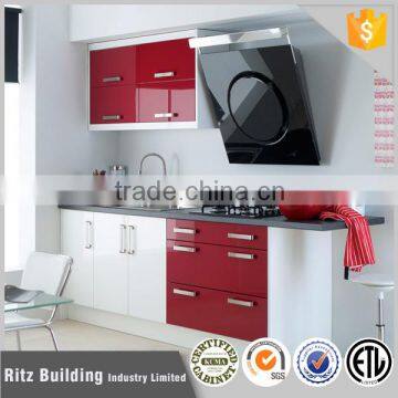 high gloss lacquer kitchen cabinets for Mini small kitchens