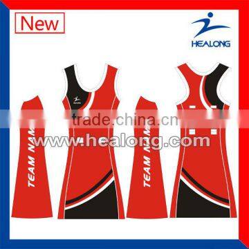 sublimated netball bodysuit wholesale netball apparel women netball dress