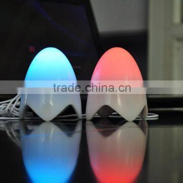 Portable Mini Speaker With LED Light For Computer photo-3