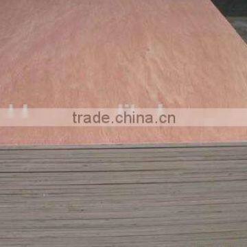 1220X2440mm Okoume plywood sheets, poplar core E1 E0 glue Commercial Plywood