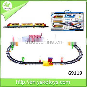 Electric Railway Car B/O Cartoon Rail Car Children Electronic Toy Car photo-4