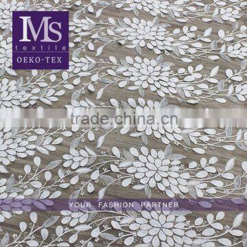 2016 Latest heavy custom-made sequins embroidery embellished fabric with Best Price