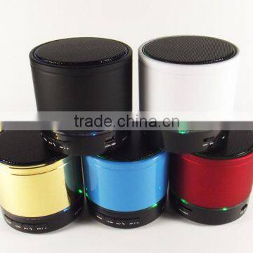 Hot Sale S08 AUX LED featured stereo bluetooth speakers handsfree for PC Tablet mobile phone