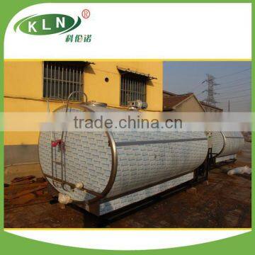 China fresh milk cooling tank used in dairy farm