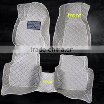 3D/4D Car Floor Mat with Different Colors with PU leather