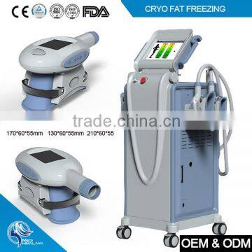 4 handpieces for cryotherapy fat freezing machine