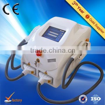 CE approved Newest Portable 2 IN 1 ipl hair removal shr 3000 w for quick hair removal