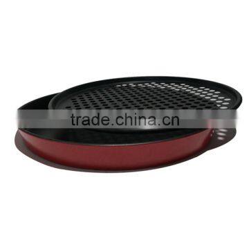 Round Shape Eco Non Stick Korean Cast Iron BBQ Grill Pan photo-2