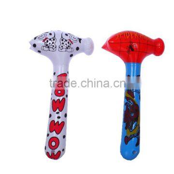 Cartoon design inflatable 6p pvc hammer with custom logo printed for sale