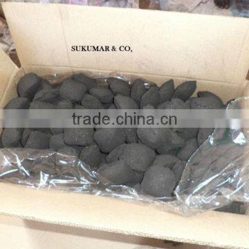 Pillow Shaped Grill Cocoshell Char Briquettes