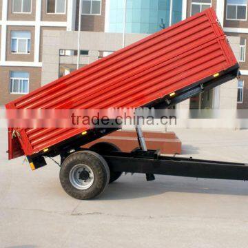 4Tons Euro type hydraulic tipping farm trailer