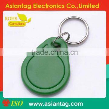 13.56MHZ/125KHZ plastic cheap rfid keyfob tag for access control