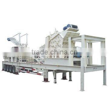 Hongji high fine mobile crusher Rock crusher machine