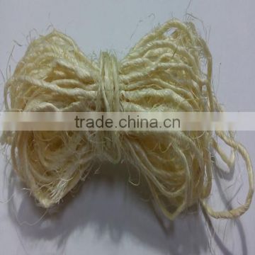 600m/kg bleached sisal yarn/sisal twine