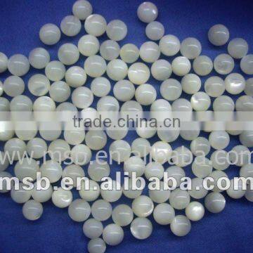 natural white mother of pearl shell beads
