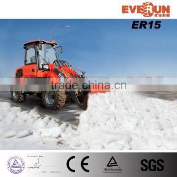 Qingdao Everun ER15 Small Front End Loader With Multi-Function Accessories