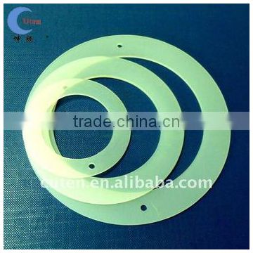 Silicone sealing ring for ceramic seal