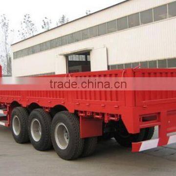 2016 China Hot Sale 3 Axle Flatbed Side Wall Semi Truck Trailer and 6x4 Sinotruk Tractor Truck photo-5