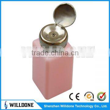 Pink anti static safe ESD dispenser bottle for solvent