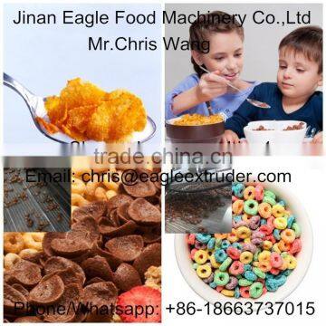 High quality high effieient corn flakes production process line/corn flakes extruder/corn flakes machine
