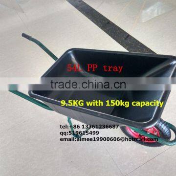 Labor Saving One Wheel Plastic Wheel Barrow Factory in China photo-2