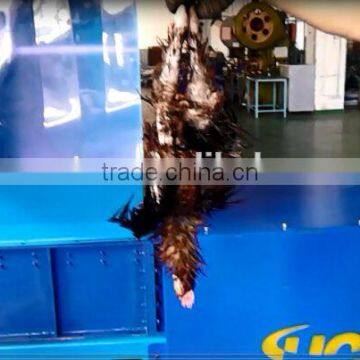 Good performance animal mini shredder machine for dead chicken