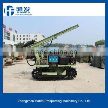 crawler type, hydraulic HF100YA2 air drilling machine, can drill depth up to 30m