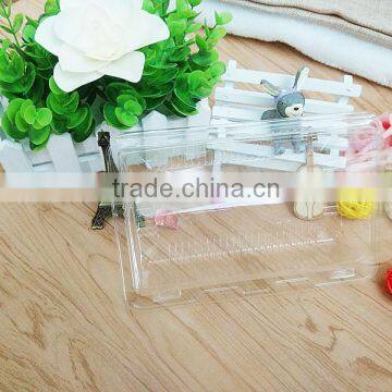 Eco Friendly OPS Disposable Cake Roll Container Boxes Clamshell photo-3