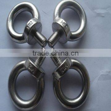 Factory Manufacturer SS304 AISI316 Din580 Din582 Lifting Eye Bolt and Nut photo-6