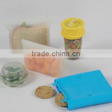 2016 New Design Silicone Reusable Sandwiches or Snacks Bags photo-2
