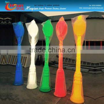 led column bubble light, led plastic road lamp.led outdoor furniture street lamp