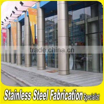 Building Structural 304 Stainless Steel Exterior Decorative Column