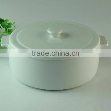 Stocked White Serveware Porcelain Serving soup Tureen with Lid,ceramic stew pot serving cooking pot in stock