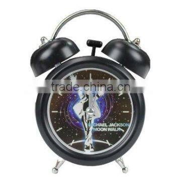 small lazy Twin Bell Alarm Clock