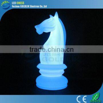 Wireless Remote Control Garden Decorative Tall Chess Illuminated LED Light Knight photo-6