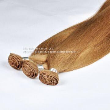 Innoshinehair Brown Remy Human Hair Weft Hair Weaving photo-3