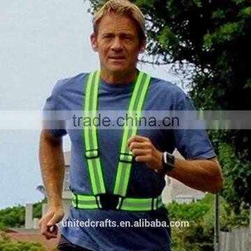 High Adjustable Safety Security Visibility Reflective Vest Gear Stripes Jacket photo-4