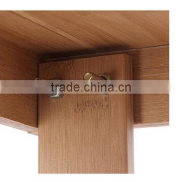 2 Tier Natural Bamboo Shoe Rack for Home Decoration photo-5