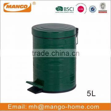 Colorful Round Metal Pedal Rubbish Bin photo-2