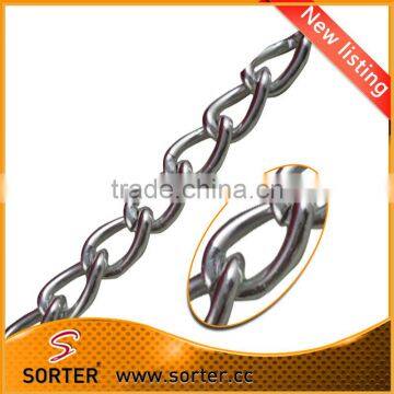 bag decoration accessories silver link chain