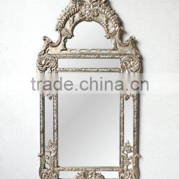 Mirror Bedside Console Table With Marble Top Luxury photo-4