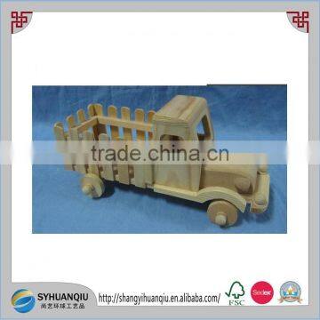 7" Wooden Model Car Retro Antique truck model Decoration BEST KIDS GIFT