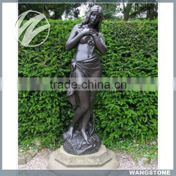 Elegant Western Nude Woman Bronze Sculpture