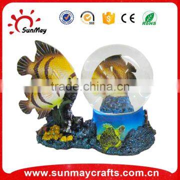 fish souvenir water globe