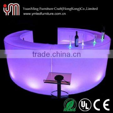Led Illuminated Modular Round Bar Counter photo-2
