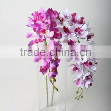 Single Blooming Orchid Artificial Orchid Flower Decorative Orchid Flowers Manufacturer photo-2