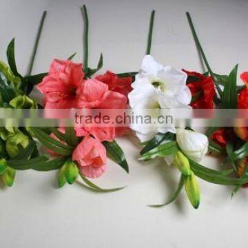 Natural Vallota Speciosa Fabric Vallota Speciosa Decorative Vallota Speciosa Artificial Flower for Wholesale photo-6